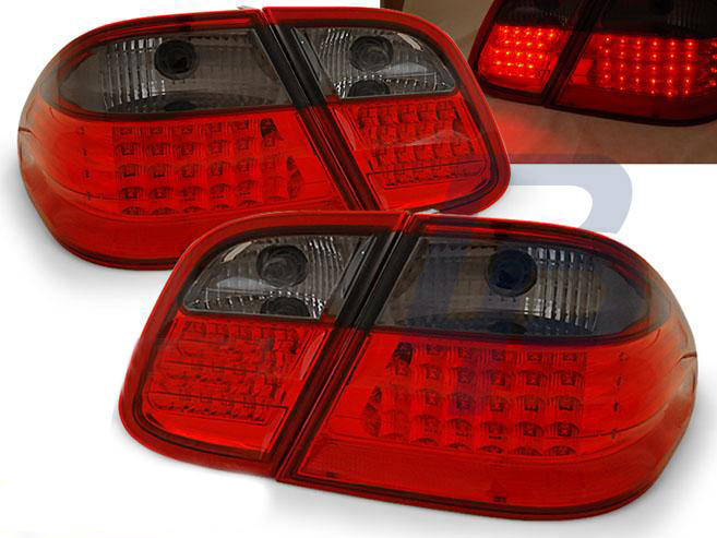 MERCEDES W208 CLK 03.97-04.02 RED SMOKE LED TAILLIGHTS - 2