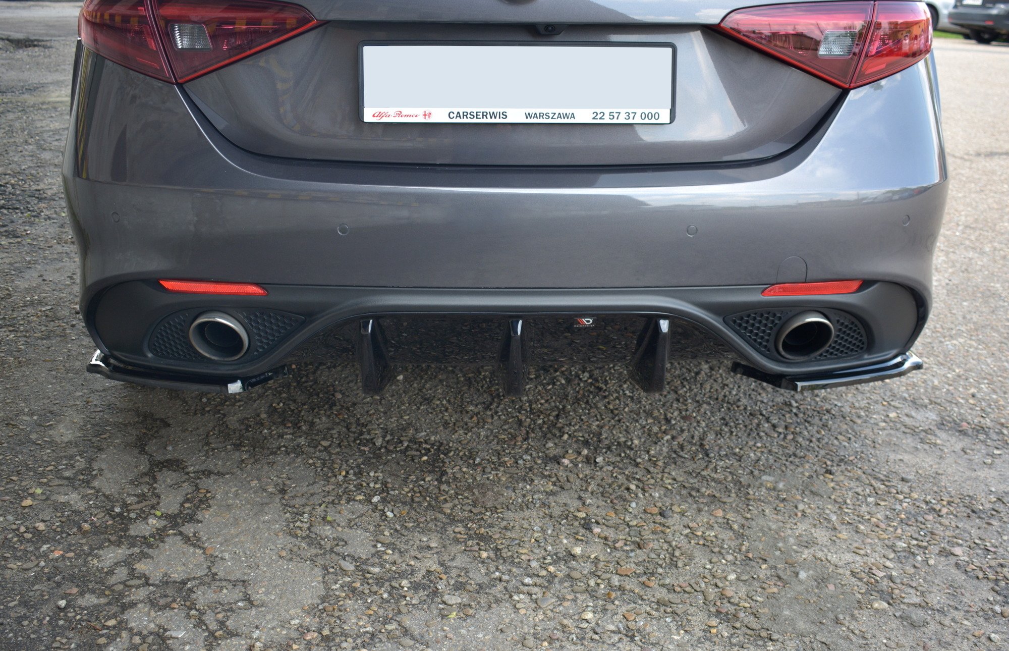 Rear Diffuser Alfa Romeo Giulia Veloce (2015-2019) - 4