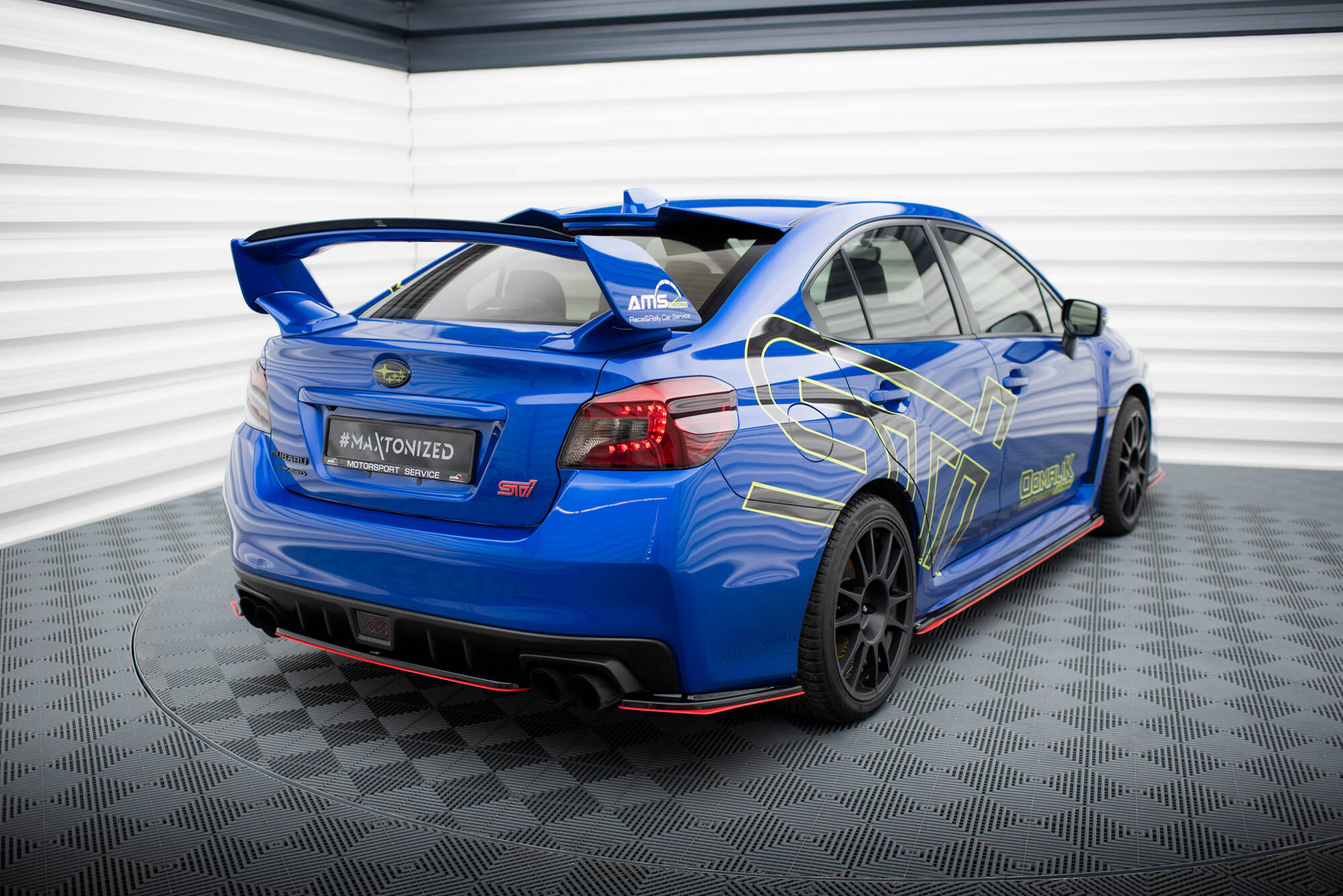 Rear Side Splitters V.2 Subaru WRX STI - 2