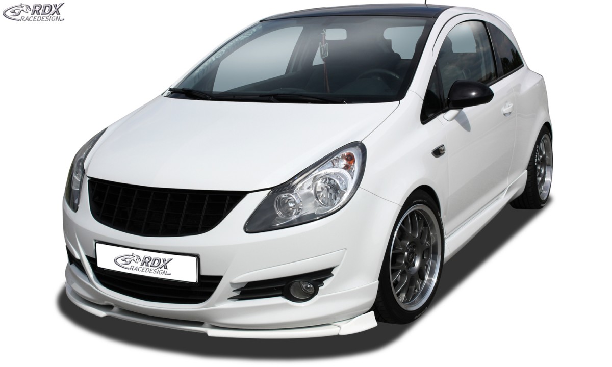 FRONT SPOILER VARIO-X OPEL CORSA D -2010 OPC-LINE FRONT LIP SPLITTER - 2