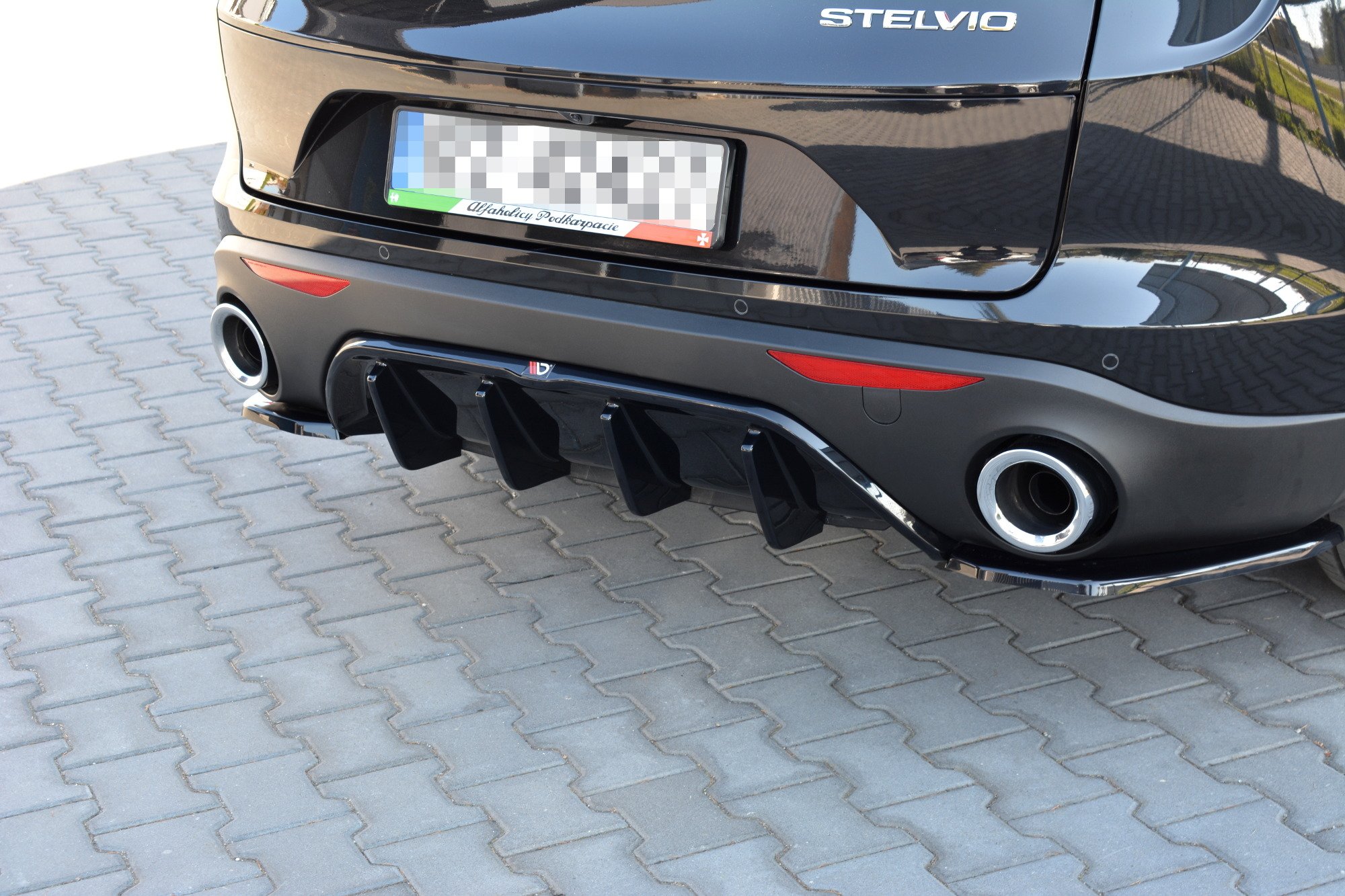 Rear Diffuser Alfa Romeo Stelvio (2016-2020) - 3