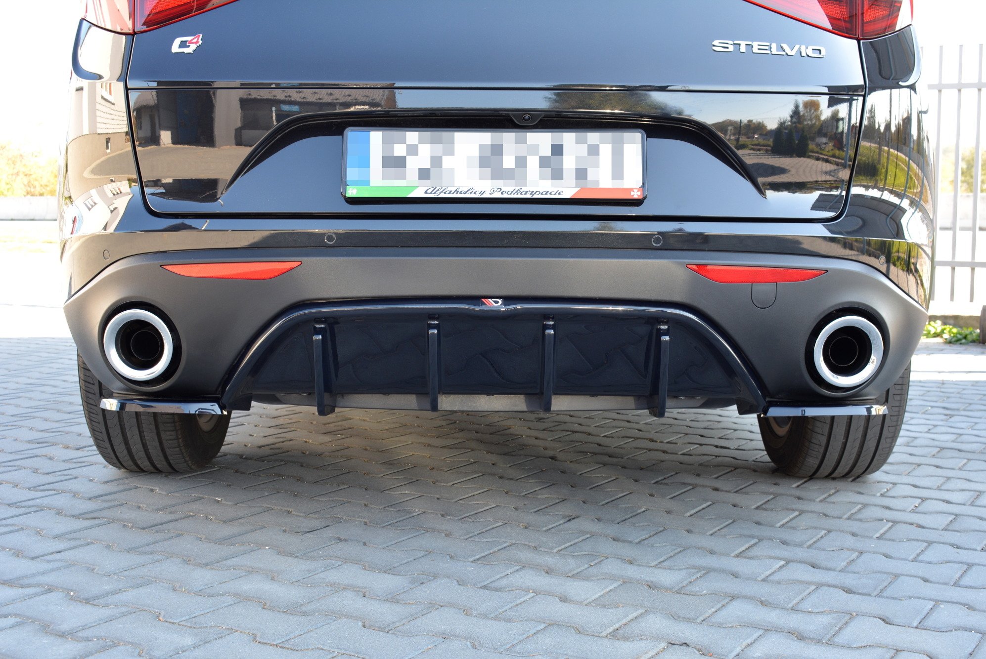 Rear Diffuser Alfa Romeo Stelvio (2016-2020)