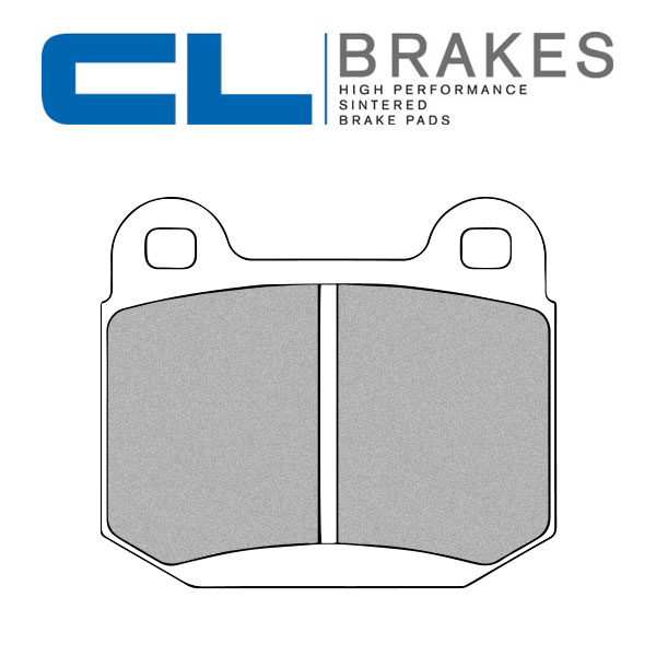 CL BRAKES PADS 4060 RC5+ MITSUBISHI EVO 5>9 / CLIO R3 MAX - REAR