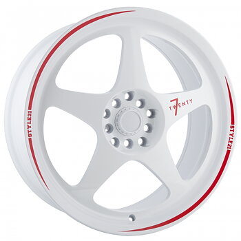 7TWENTY STYLE21 18 INCH 8J 5X100/5X114.3 ET42 GLOSS WHITE