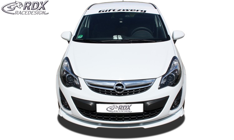 FRONT SPOILER VARIO-X OPEL CORSA D FACELIFT 2010+ FRONT LIP SPLITTER - 3