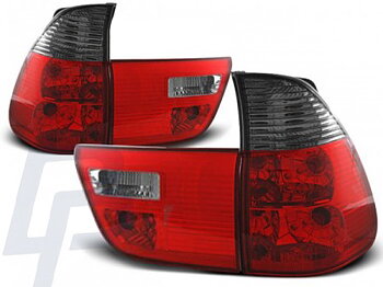 TAILLIGHTS BMW X5 E53 09.99-06 RED SMOKE