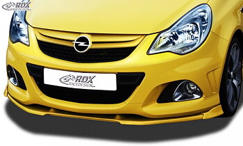 FRONT SPOILER VARIO-X OPEL CORSA D FACELIFT OPC 2010+ (FIT FOR OPC AND CARS WITH OPC FRONTBUMPER) FRONT LIP SPLITTER