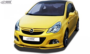 FRONT SPOILER VARIO-X OPEL CORSA D FACELIFT OPC 2010+ (FIT FOR OPC AND CARS WITH OPC FRONTBUMPER) FRONT LIP SPLITTER