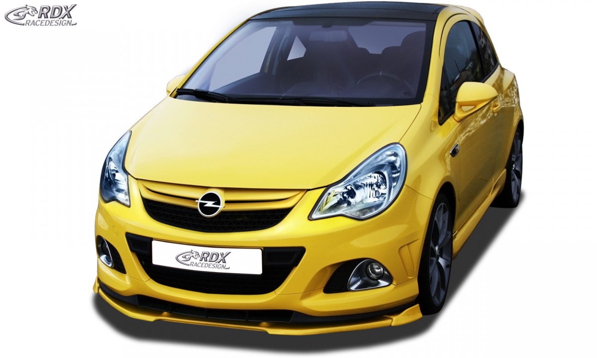 FRONT SPOILER VARIO-X OPEL CORSA D FACELIFT OPC 2010+ NUERBURGRING EDITION (FIT FOR OPC AND CARS WITH OPC FRONTBUMPER AND NRE-LIP) FRONT LIP SPLITTER - 2