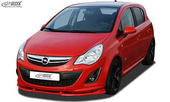 FRONT SPOILER VARIO-X OPEL CORSA D FACELIFT OPC-LINE 2010+ (FIT FOR OPC-LINE AND CARS WITH OPC-LINE FRONTLIP) FRONT LIP SPLITTER