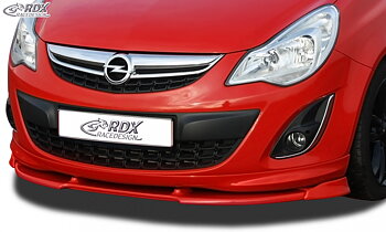FRONT SPOILER VARIO-X OPEL CORSA D FACELIFT OPC-LINE 2010+ (FIT FOR OPC-LINE AND CARS WITH OPC-LINE FRONTLIP) FRONT LIP SPLITTER