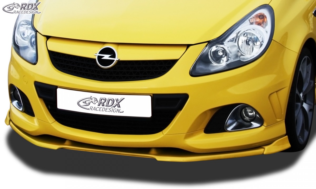 FRONT SPOILER VARIO-X OPEL CORSA D OPC -2010 (FIT FOR OPC AND CARS WITH OPC FRONTBUMPER) FRONT LIP SPLITTER