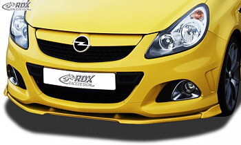 FRONT SPOILER VARIO-X OPEL CORSA D OPC -2010 (FIT FOR OPC AND CARS WITH OPC FRONTBUMPER) FRONT LIP SPLITTER