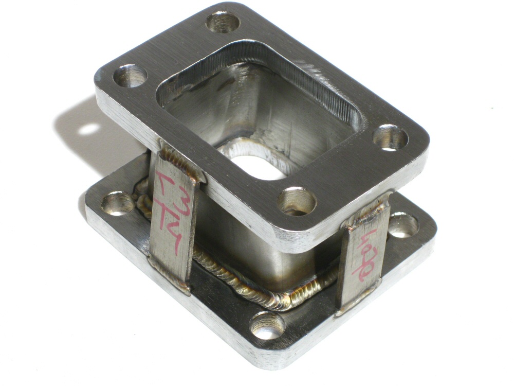 UNIVERSAL T25/T28 SR20DET TURBO ADAPTER T3 TO T4 - 2