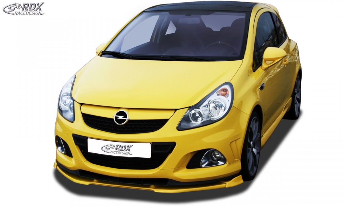 FRONT SPOILER VARIO-X OPEL CORSA D OPC -2010 NUERBURGRING EDITION (FIT FOR OPC AND CARS WITH OPC FRONTBUMPER AND NRE-LIP) FRONT LIP SPLITTER - 2