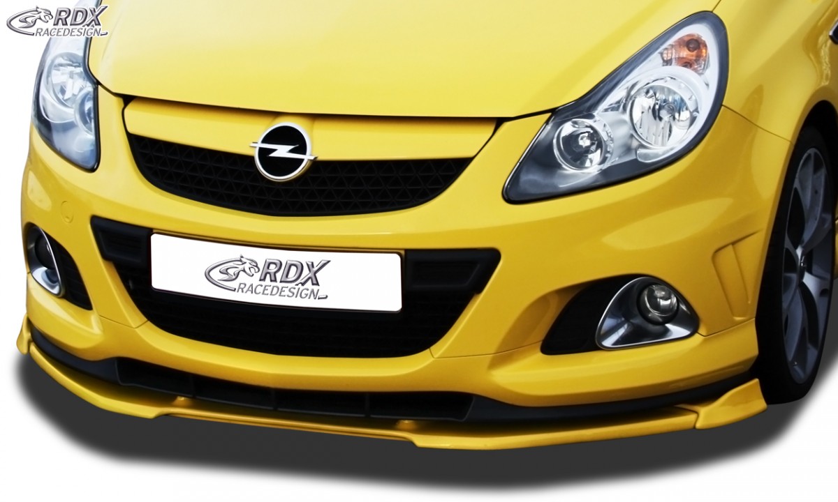 FRONT SPOILER VARIO-X OPEL CORSA D OPC -2010 NUERBURGRING EDITION (FIT FOR OPC AND CARS WITH OPC FRONTBUMPER AND NRE-LIP) FRONT LIP SPLITTER