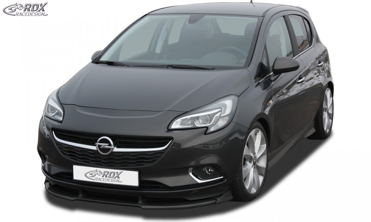 FRONT SPOILER VARIO-X OPEL CORSA E FRONT LIP SPLITTER - 4