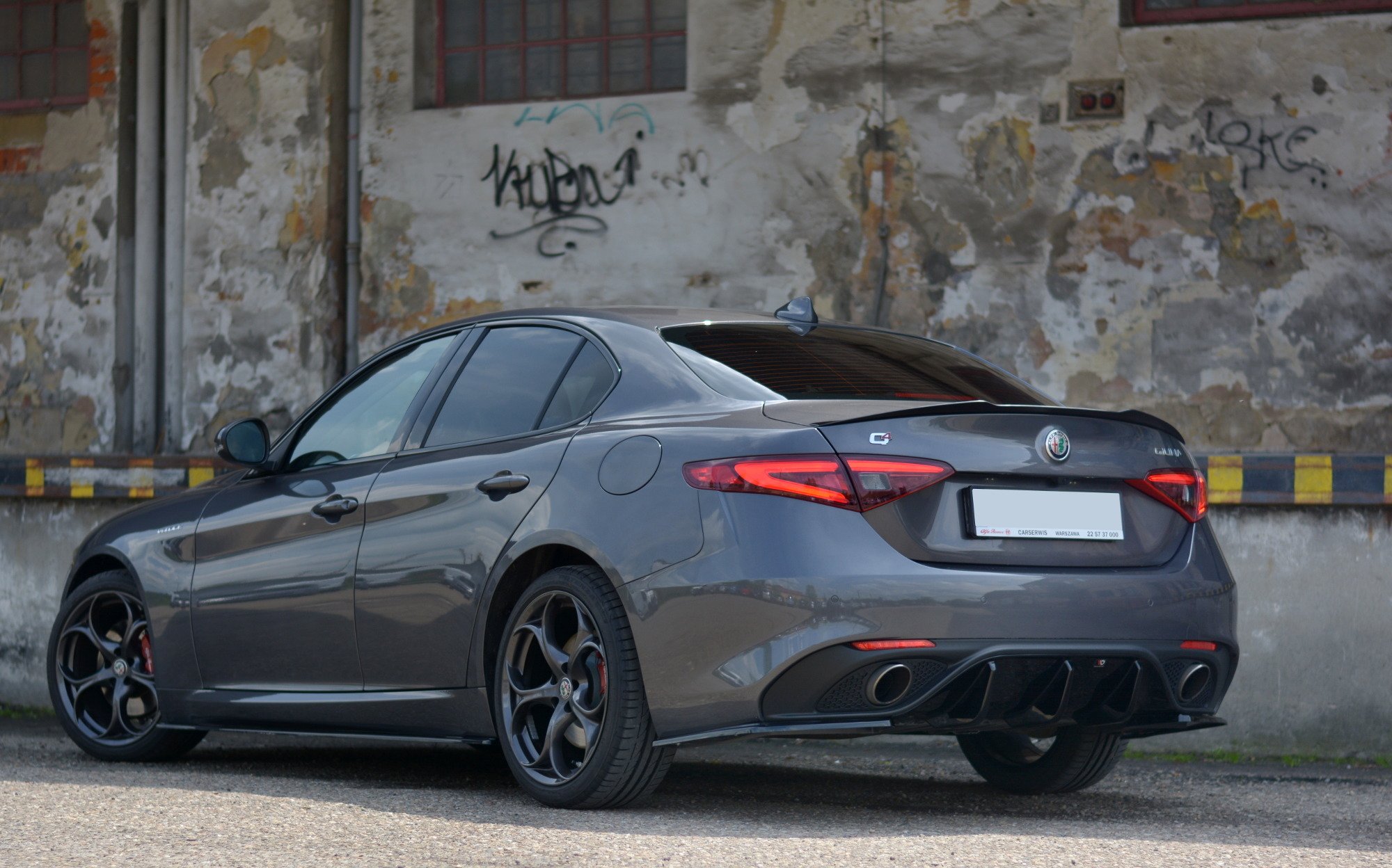Rear Side Splitters Alfa Romeo Giulia Veloce (2015-2019) - 4