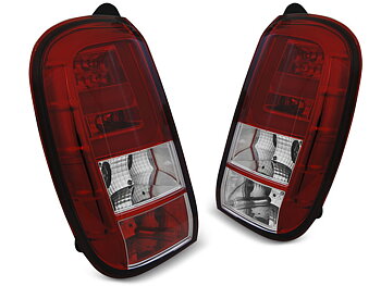 DACIA DUSTER 04.10- LED TAILLIGHTS BAR RED WHITE