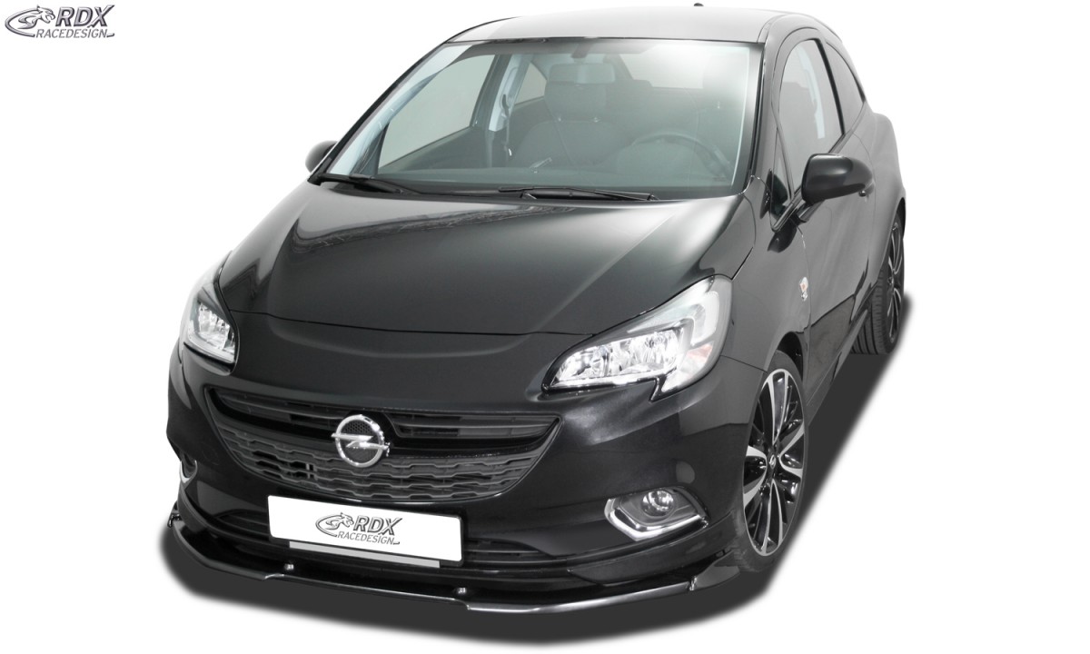 FRONT SPOILER VARIO-X OPEL CORSA E OPC-LINE FRONT LIP SPLITTER - 2