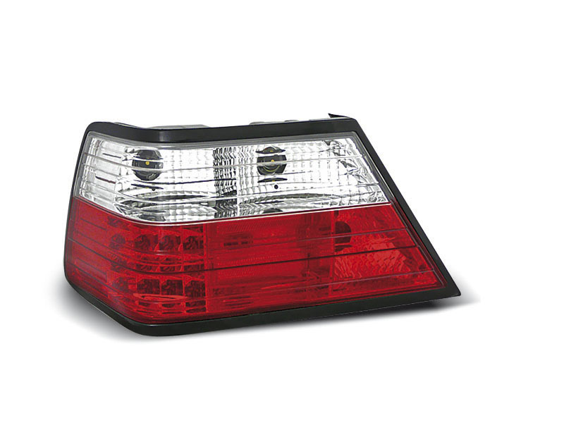 MERCEDES W124 E-CLASS 01.85-06.95 RED WHITE LED TAILLIGHTS