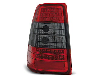MERCEDES W124 E-CLASS KOMBI 09.85-95 RED SMOKE LED TAILLIGHTS