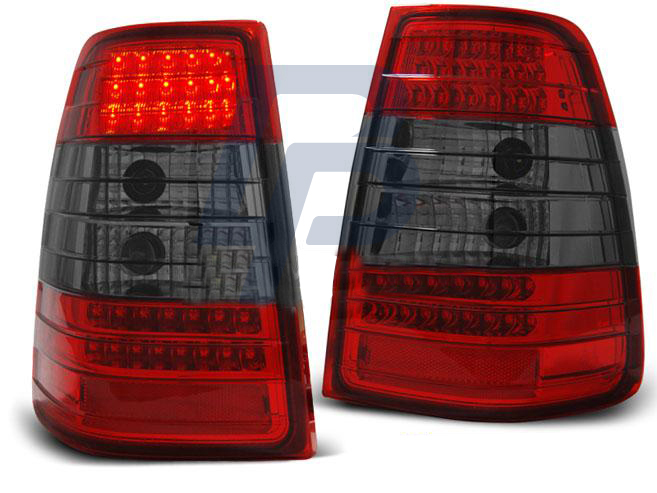 MERCEDES W124 E-CLASS KOMBI 09.85-95 RED SMOKE LED TAILLIGHTS - 2