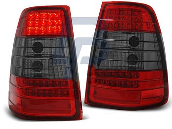 MERCEDES W124 E-CLASS KOMBI 09.85-95 RED SMOKE LED TAILLIGHTS