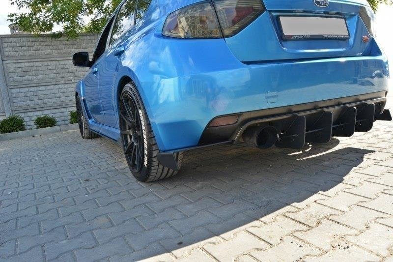 Racing Rear Side Splitters Subaru Impreza WRX STI 2009-2011 - 5
