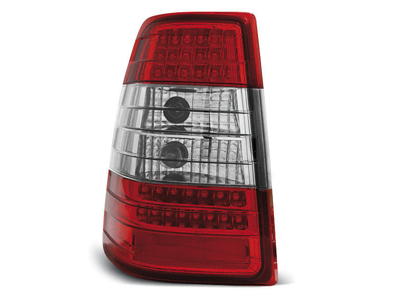 MERCEDES W124 E-CLASS KOMBI 09.85-95 RED WHITE LED TAILLIGHTS