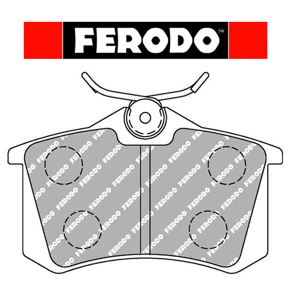 FERODO BRAKE PADS DS2500 FCP541H CITROËN C2 DS3 AR 405 VAG - REAR