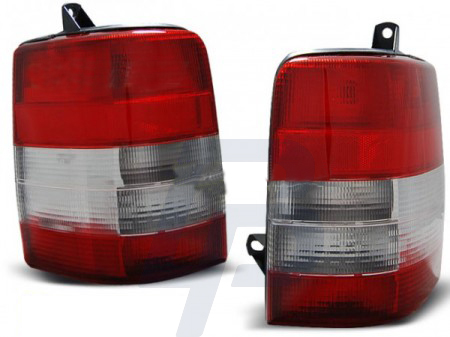 TAILLIGHTS CHRYSLER JEEP GRAND CHEROKEE (ZJ) 93-99 RED WHITE