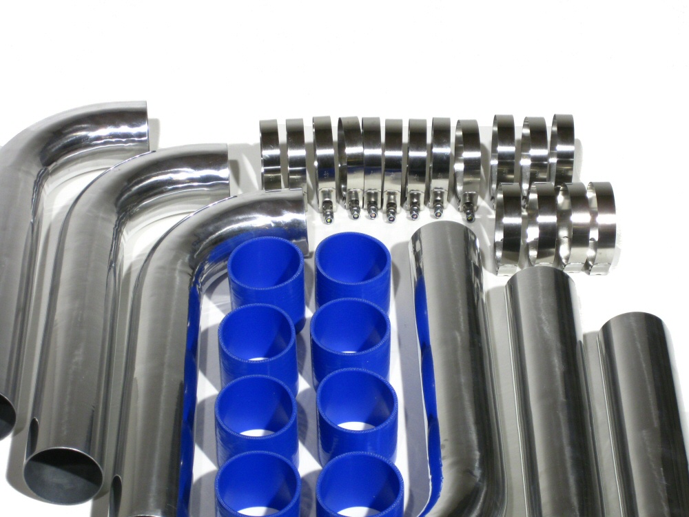 UNIVERSAL 3 INCH ALUMINIUM INTERCOOLER PIPING KIT - 5