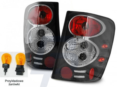 TAILLIGHTS CHRYSLER JEEP GRAND CHEROKEE (WJ) 99-05.05 BLACK