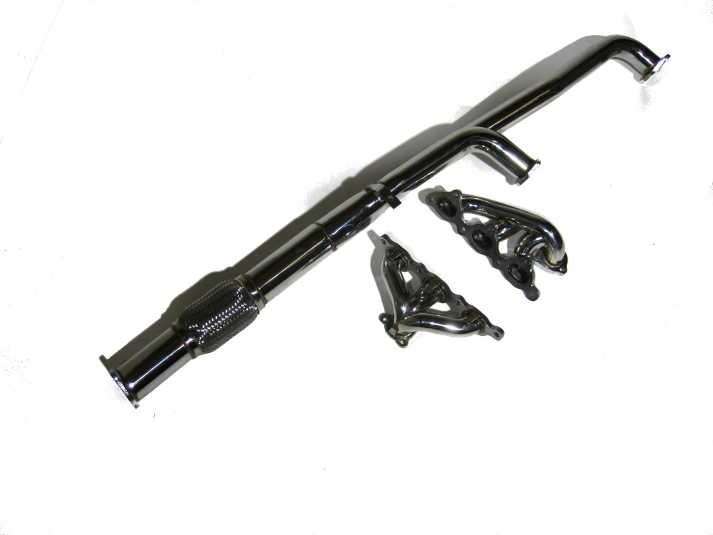 MITSUBISHI 3000GT SOHC NON TURBO STAINLESS HEADER + Y-PIPE - 3