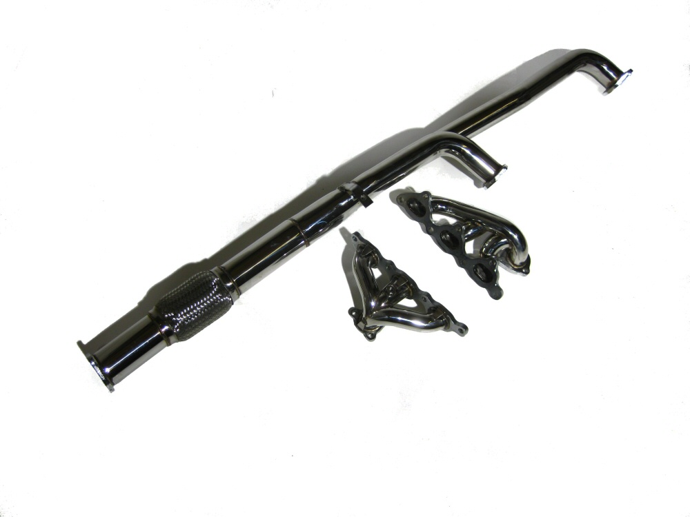 MITSUBISHI 3000GT SOHC NON TURBO STAINLESS HEADER + Y-PIPE - 2