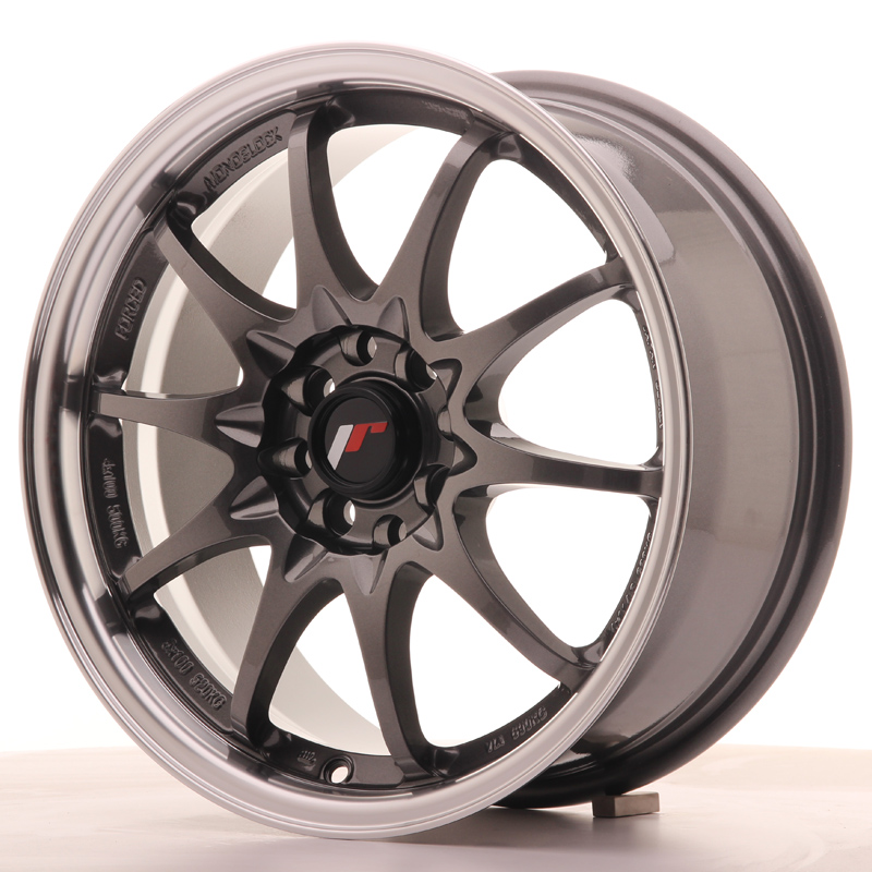 JAPAN RACING JR5 16X7 ET30 4X100/108 GUN METAL