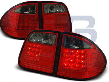 MERCEDES W210 95-03.02 KOMBI RÖD/SMOKE LED BAKLAMPOR