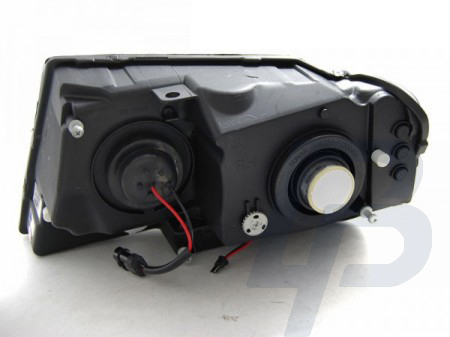 HEADLIGHTS CHRYSLER JEEP GRAND CHEROKEE 99-05.05 TUBE LIGHT BLACK - 4