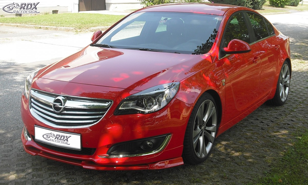 FRONT SPOILER VARIO-X OPEL INSIGNIA OPC-LINE (2013+) (FIT FOR CARS WITH OPC-LINE FRONTLIP) FRONT LIP SPLITTER - 2