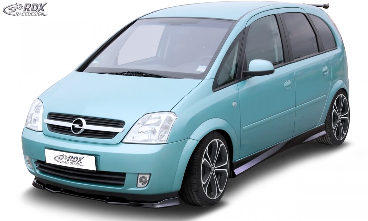 FRONT SPOILER VARIO-X OPEL MERIVA A 2003-2006 FRONT LIP SPLITTER - 2