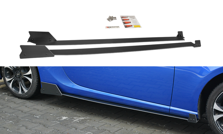 Racing Side Skirts Splitters Subaru BRZ Facelift (2017-2020)