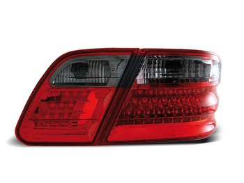 MERCEDES W210 E-Klass 95-03.02 RÖDA RÖKTONADE LED BAKLAMPOR