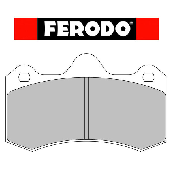 PLAQUETTES FERODO DS3000 FRP3107R PEUGEOT 207 R3 16.9 MM AV