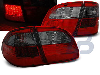 MERCEDES W211 WAGON E-CLASS 02-06 RED WHITE LED TAILLIGHTS