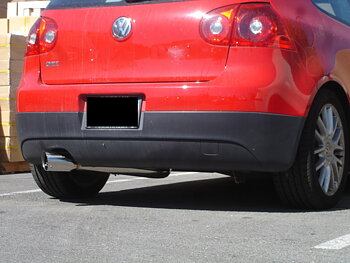 VW GOLF V GTI 06+ D-SPEC 3 INCH CATBACK SYSTEM MEGAN RACING