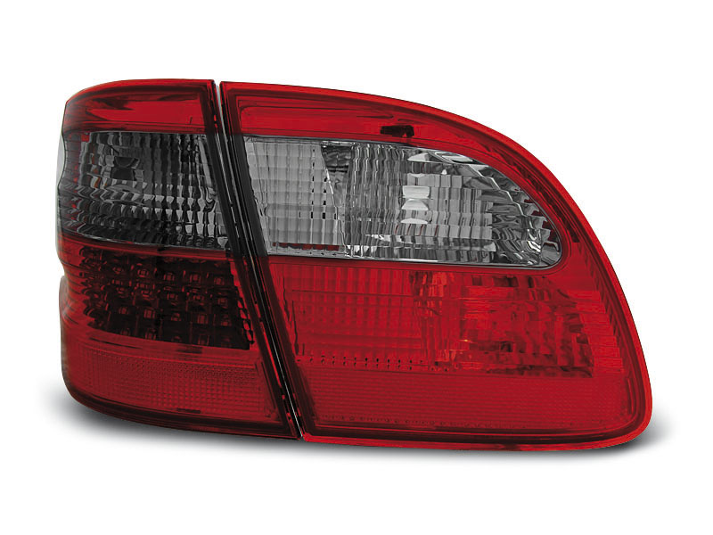 MERCEDES W211 WAGON E-CLASS 02-06 RED SMOKE LED TAILLIGHTS