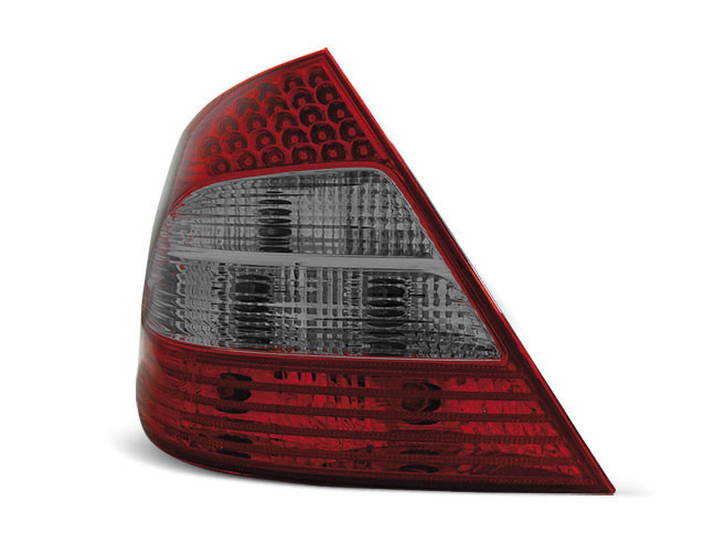 MERCEDES W211 E-CLASS 03.02-04.06 RED SMOKE LED TAILLIGHTS