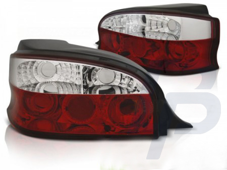 TAILLIGHTS CITROEN SAXO 96-99 RED WHITE