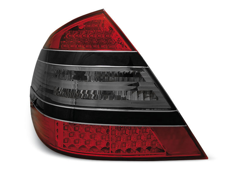 MERCEDES W211 E-CLASS 03.02-04.06 RED SMOKE LED TAILLIGHTS